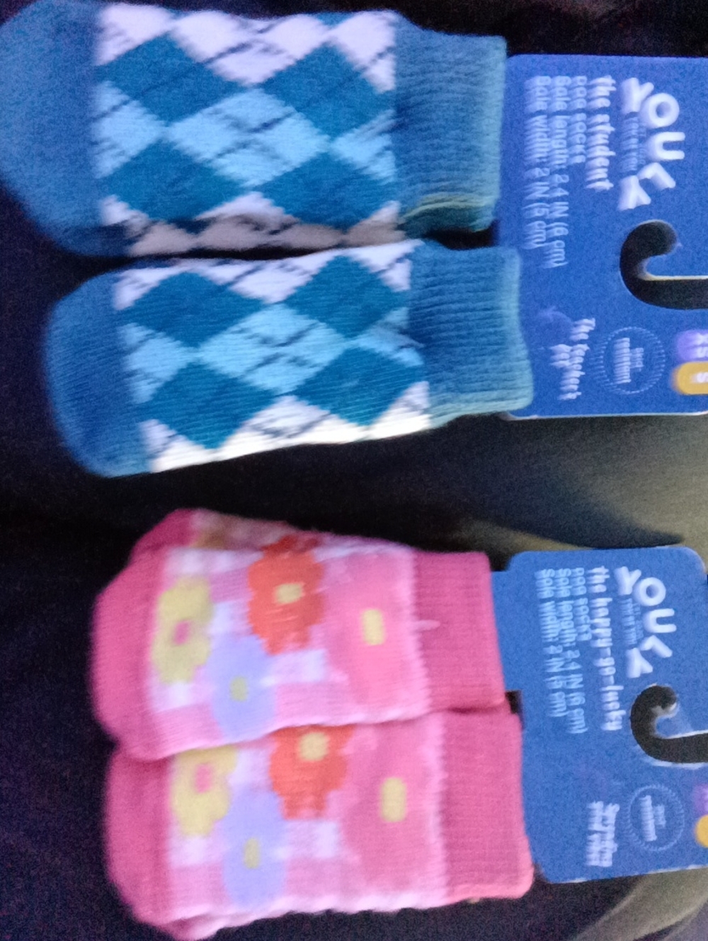 You+ Dog Floral Pink Pet Socks - Pink Dog Socks